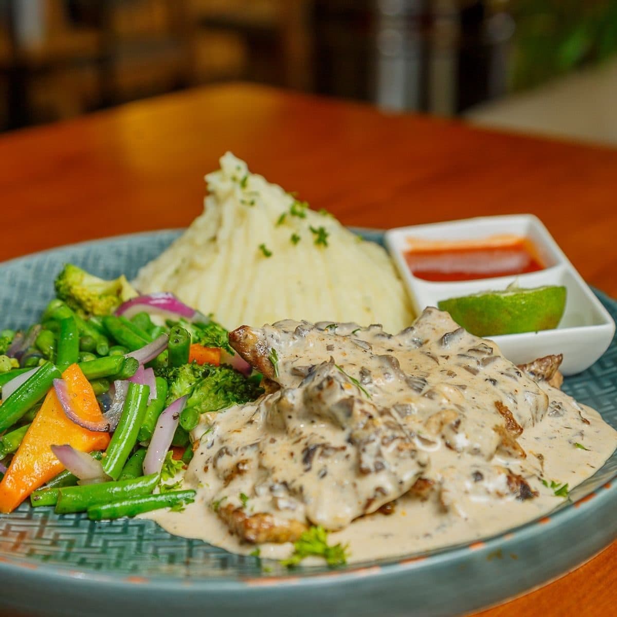 Mushroom Beef Steak